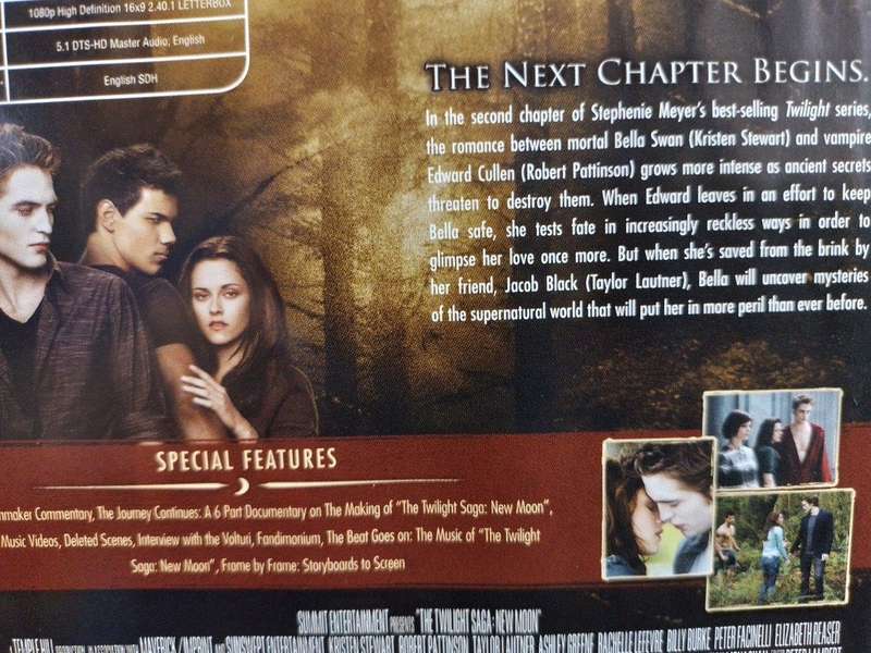 Blu-ray - The Twilight Saga New Moon