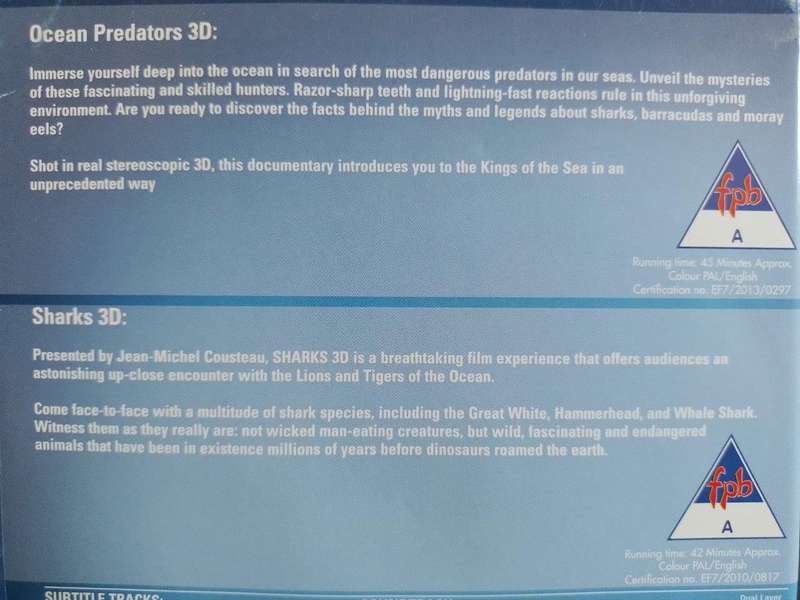 Blu-ray3D - Ocean Predators 3D Sharks 3D