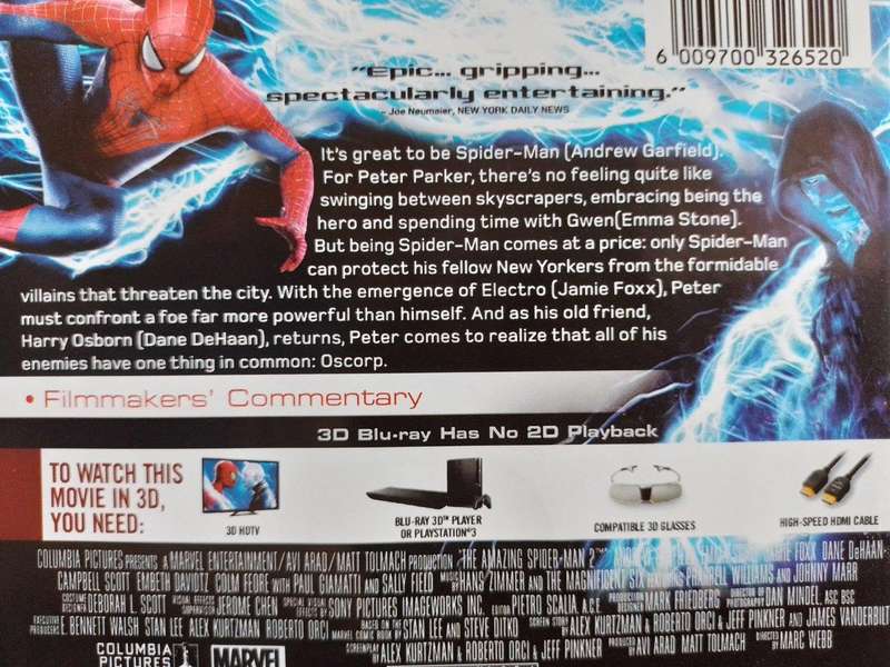 Blu-ray3D - The Amazing Spider-Man 2 in 3D