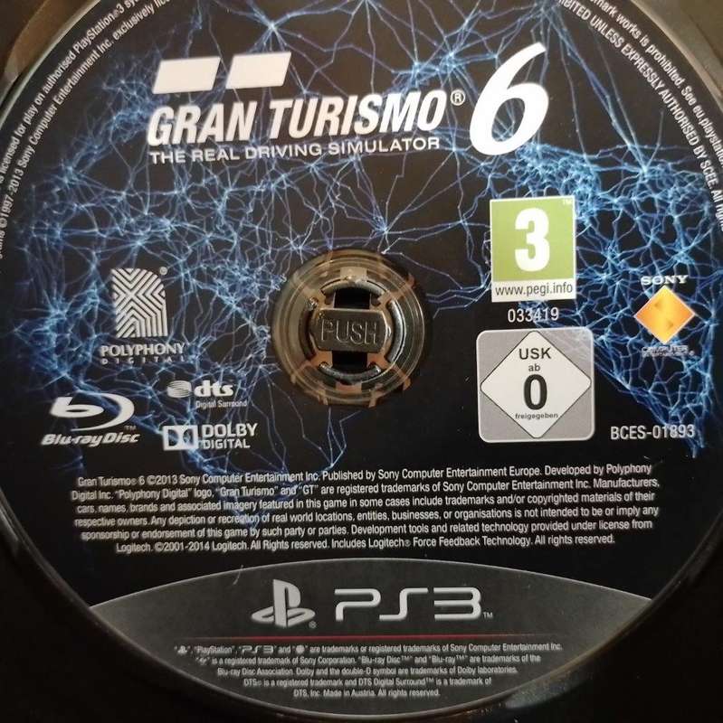 PS3 -  Gran Turismo 6 (Disc Only)