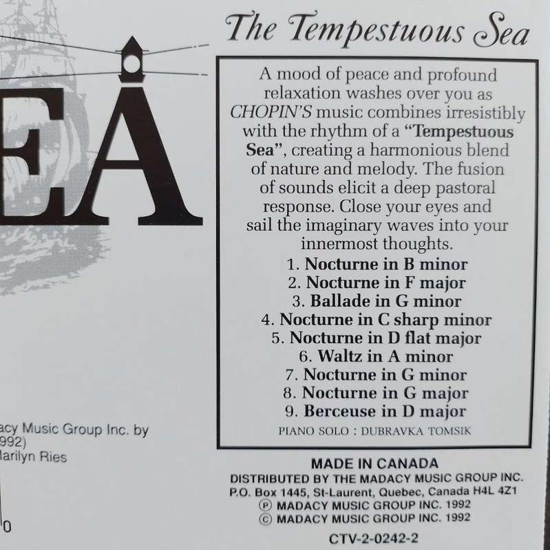 CD - The Tempestous Sea