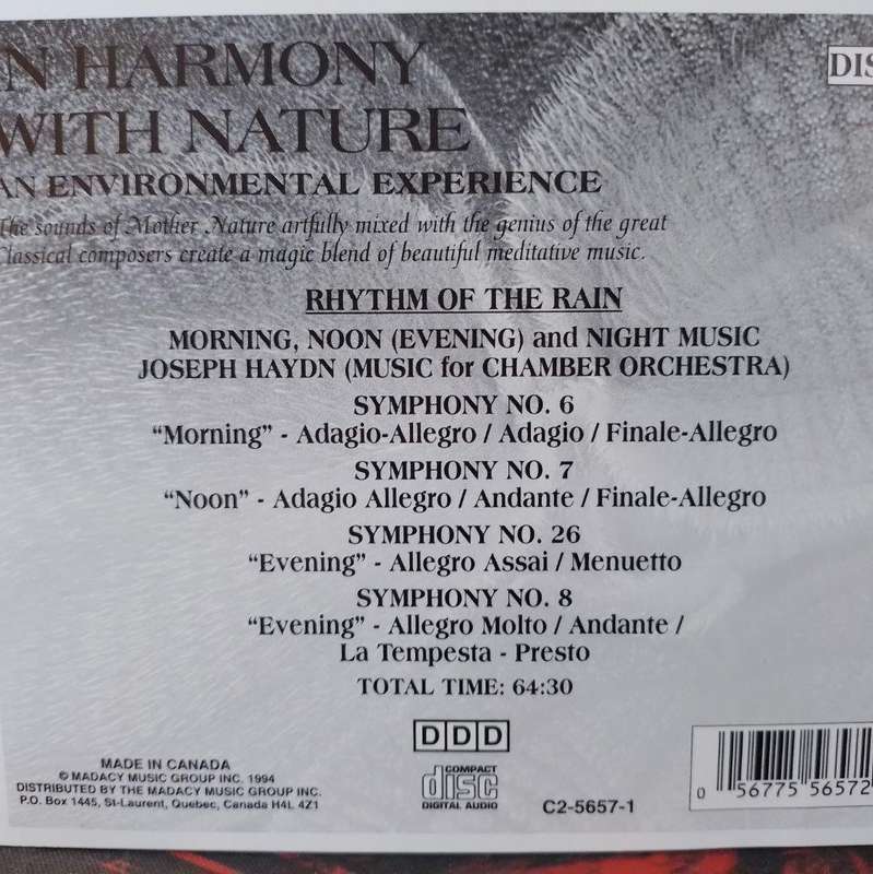 CD - In Harmony With Nature Disc 1