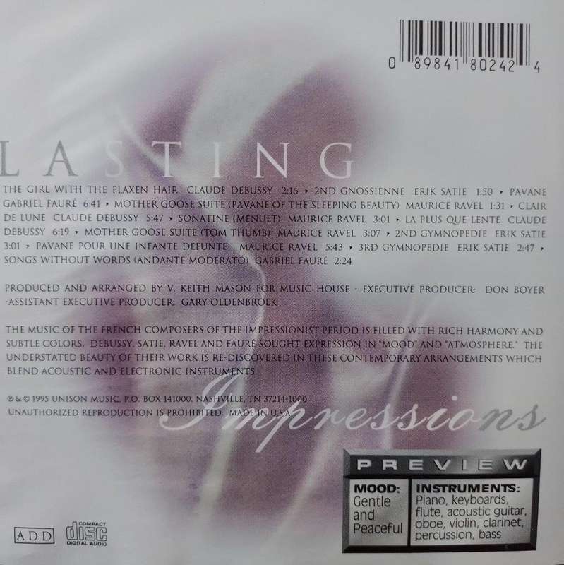 CD - Lasting Impressions