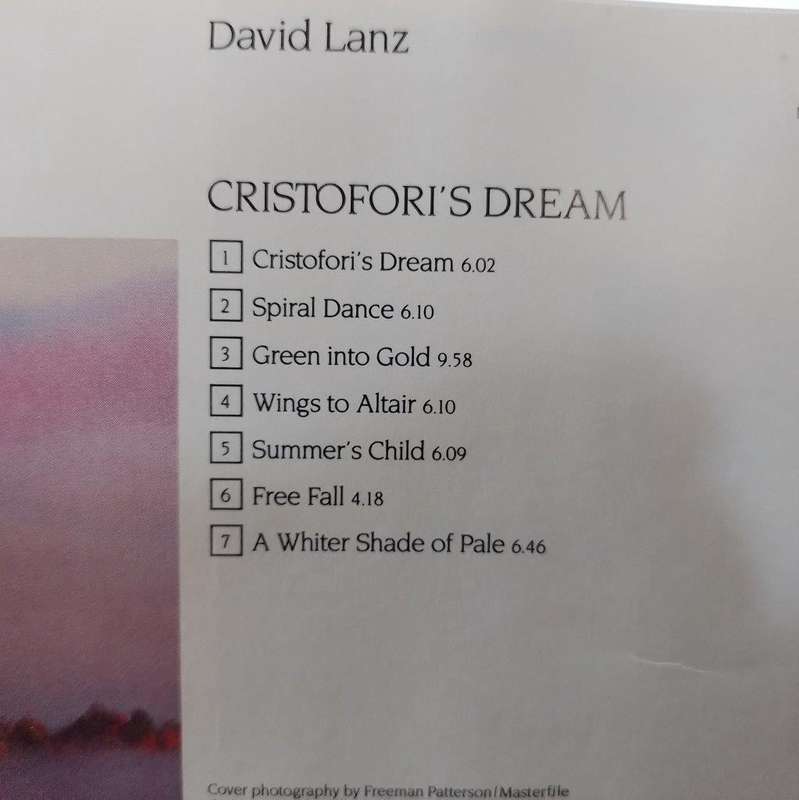 CD - David Lanz - Christofori's Dream