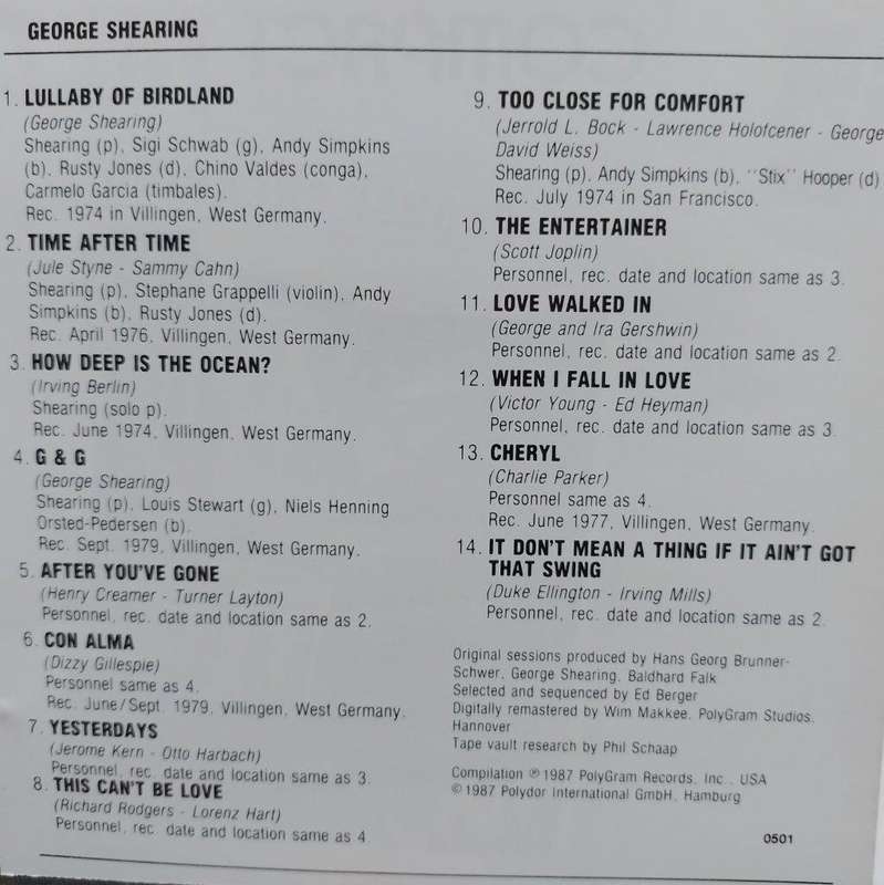 CD - George Shearing