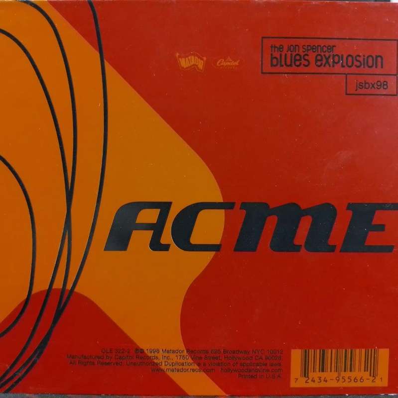 CD - The Jon Spencer Blues Explosion - Acme (Digipak)