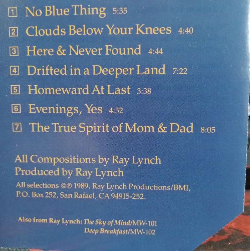CD - Ray Lynch - No Blue Thing