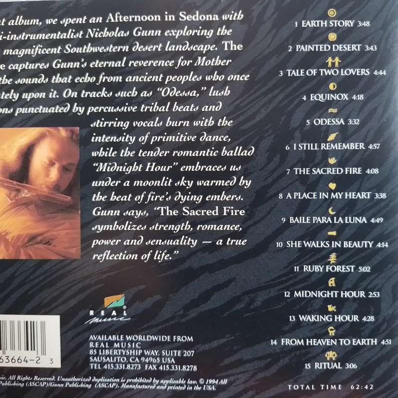 CD - Nicholas Gunn - The Sacred Fire