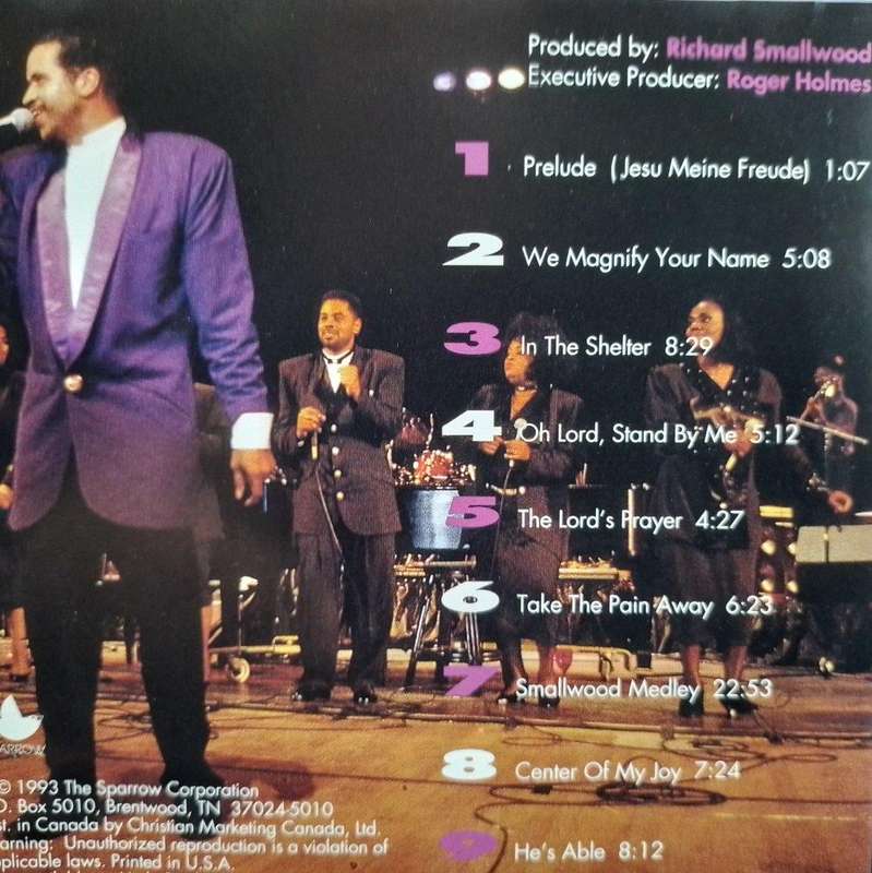 CD - The Richard Smallwood Singers - The Richard Smallwood Singers Live - SPD 1352