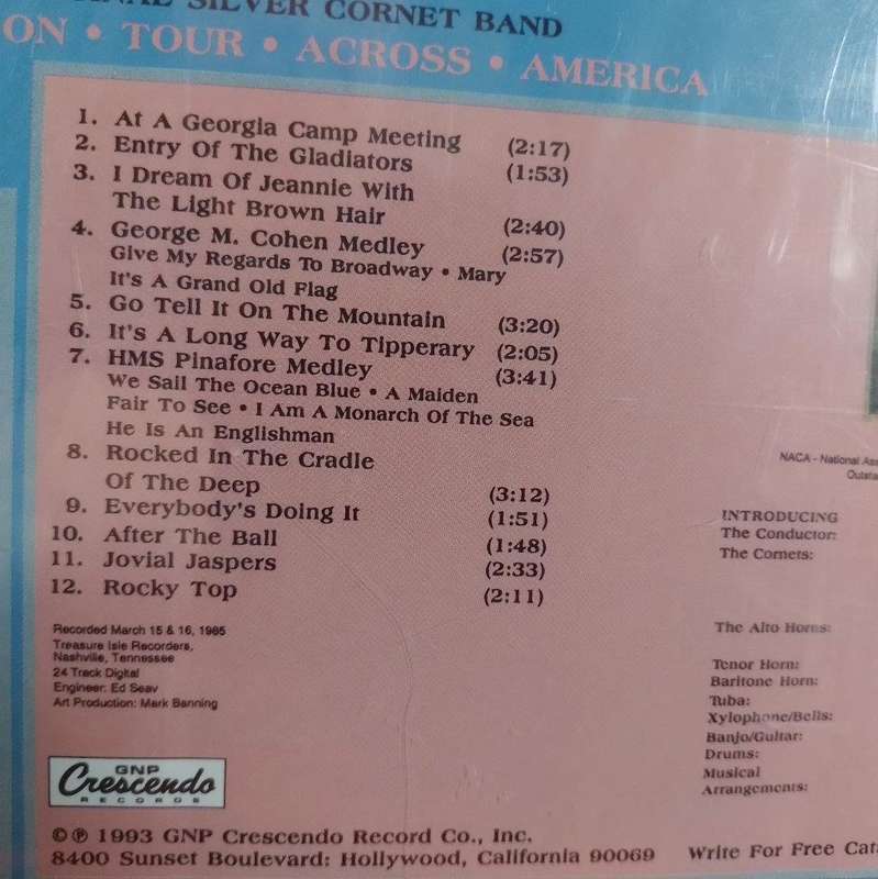 CD - Mr. Jack Daniel's Original Silver Cornet Band - On Tour Across Americ - (New Sealed)