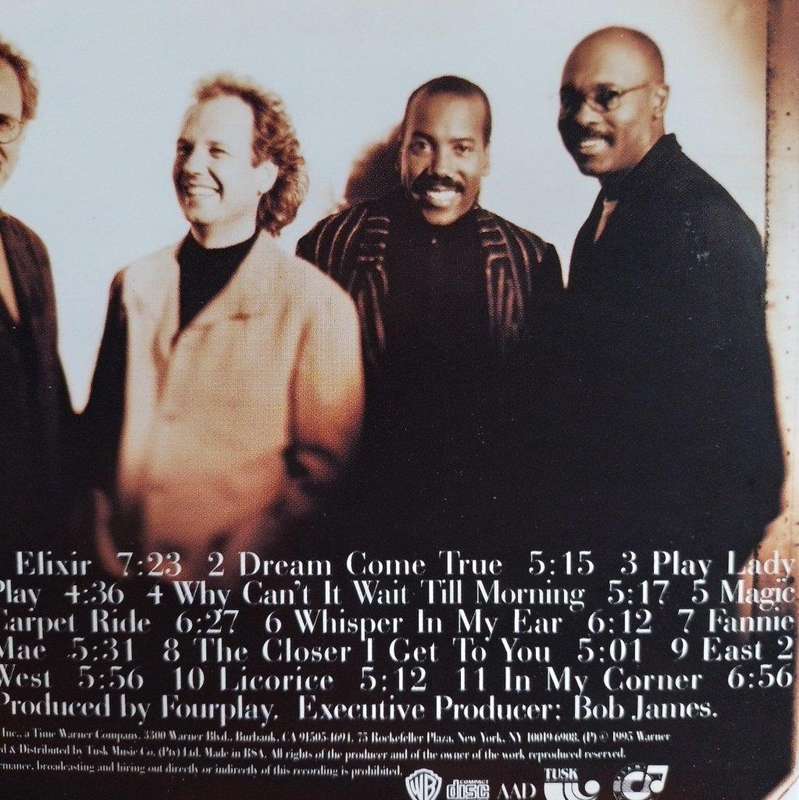 CD - Fourplay - Elixir - WBCD 1822