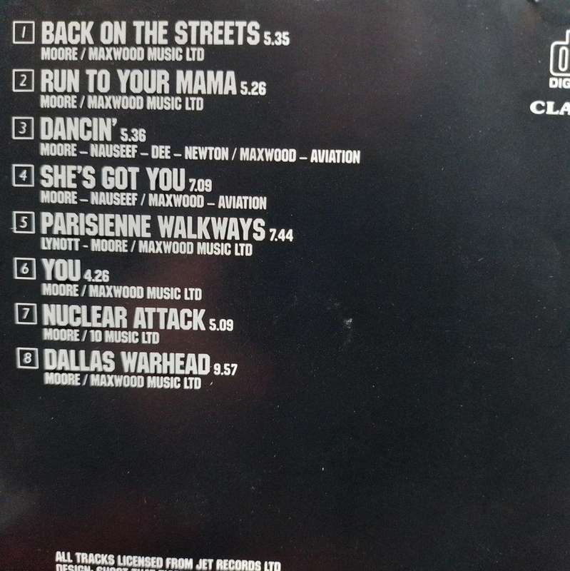 CD - Gary Moore - Live At The Marquee -  CLACD 211