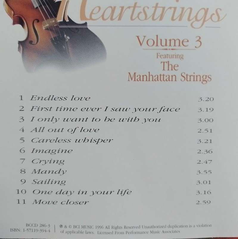 CD - Heart Strings Volume 3