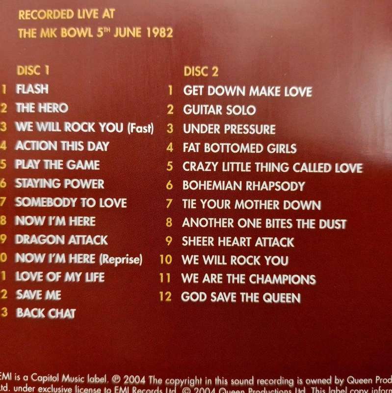 CD - Queen - Queen On Fire Live at the Bowl (2cd) - 7243 8 63214 2 8