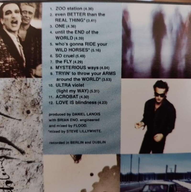 CD - U2 - Achtung Baby - STARCD 5876
