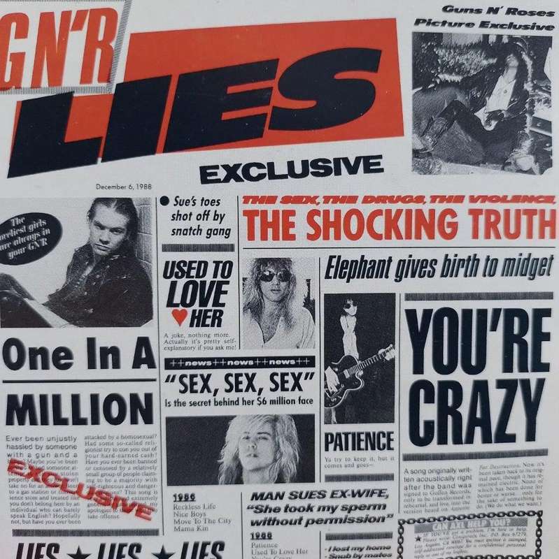 CD - Guns N' Roses - Lies
