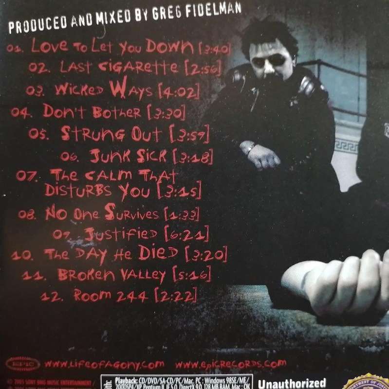CD - Life Of Agony - Broken Valley - EK 93515