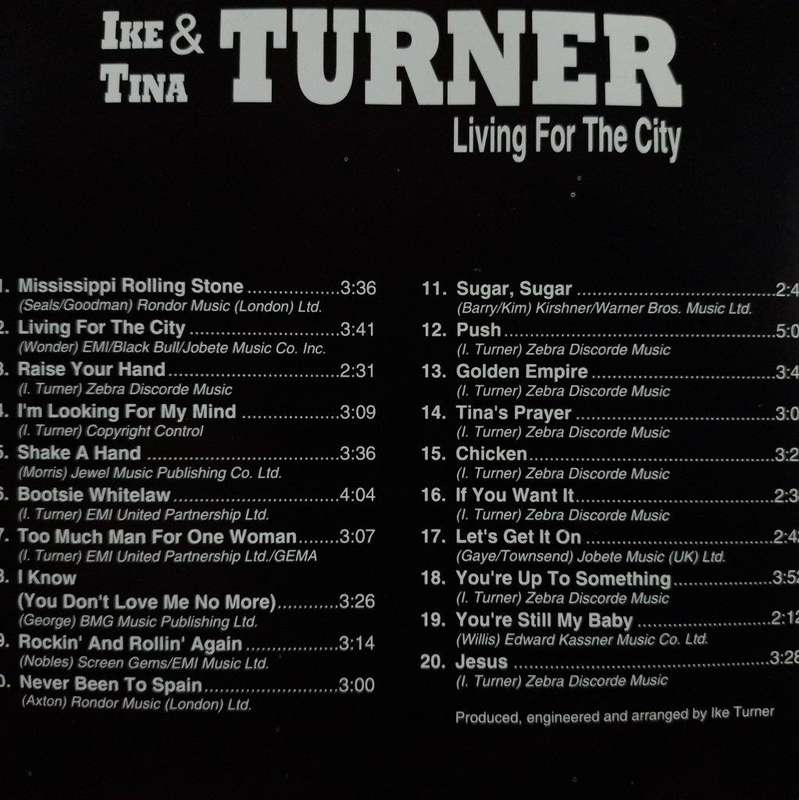 CD - Ike & Tina Turner - Living For The City