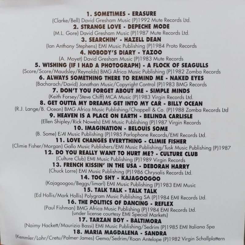 CD - The Best Eighties Album In The World...Ever! Volume 1 (2cd)