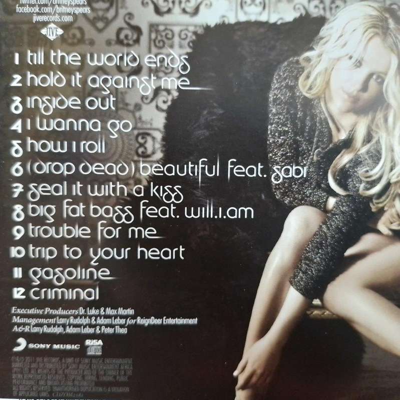 CD - Britney Spears - Femme Fatale - CDZOM2181