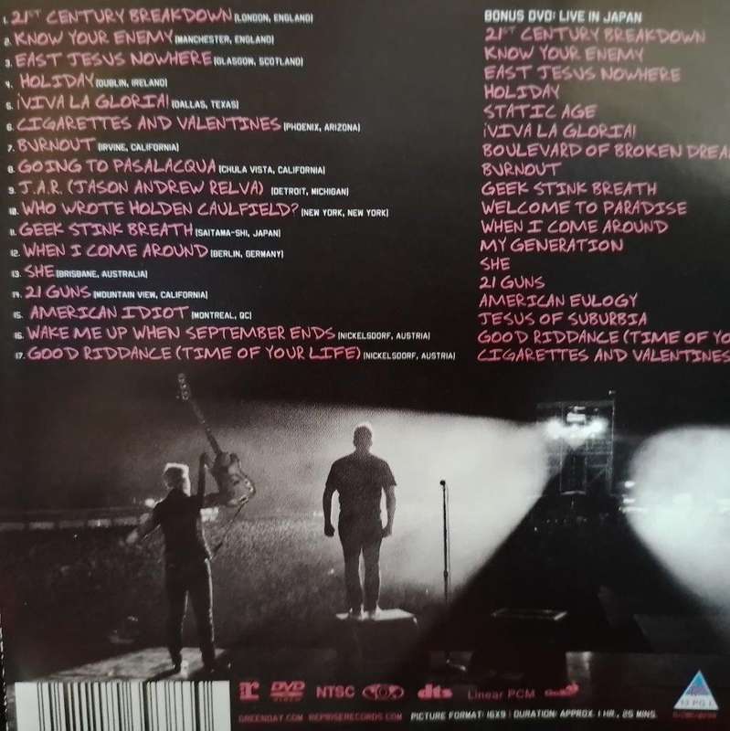 CD - Green Day - Awesome As F**k (Cd + DVD NTSC)- WBCD 2268
