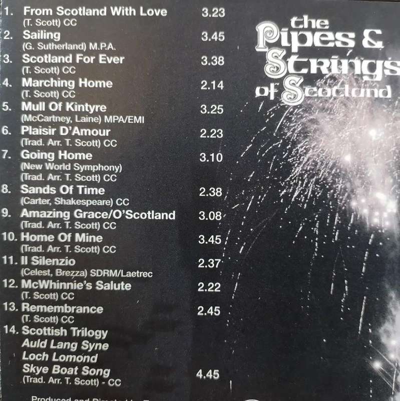 CD - Tommy Scott's - The Pipes And Strings of Scotland
