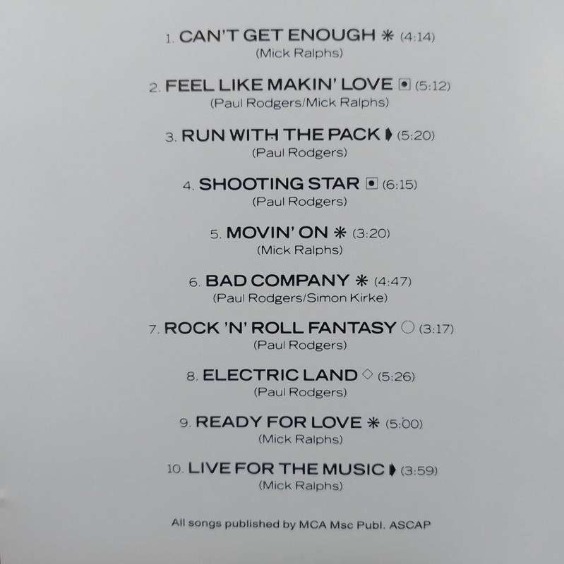 CD - Bad Company - 10 From 6