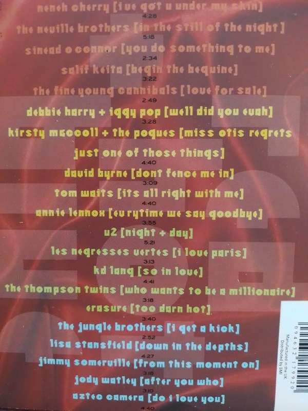 CD - Red Hot + Blue - Various Artists