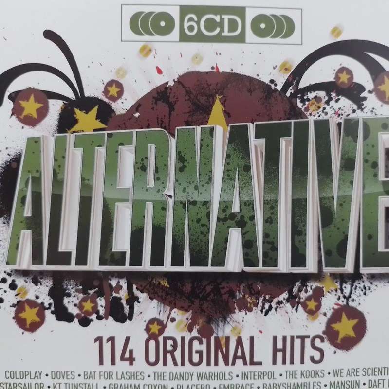 CD - Alternative (114 Original Hits) (6cd's) - CDGOLD (WD) 306