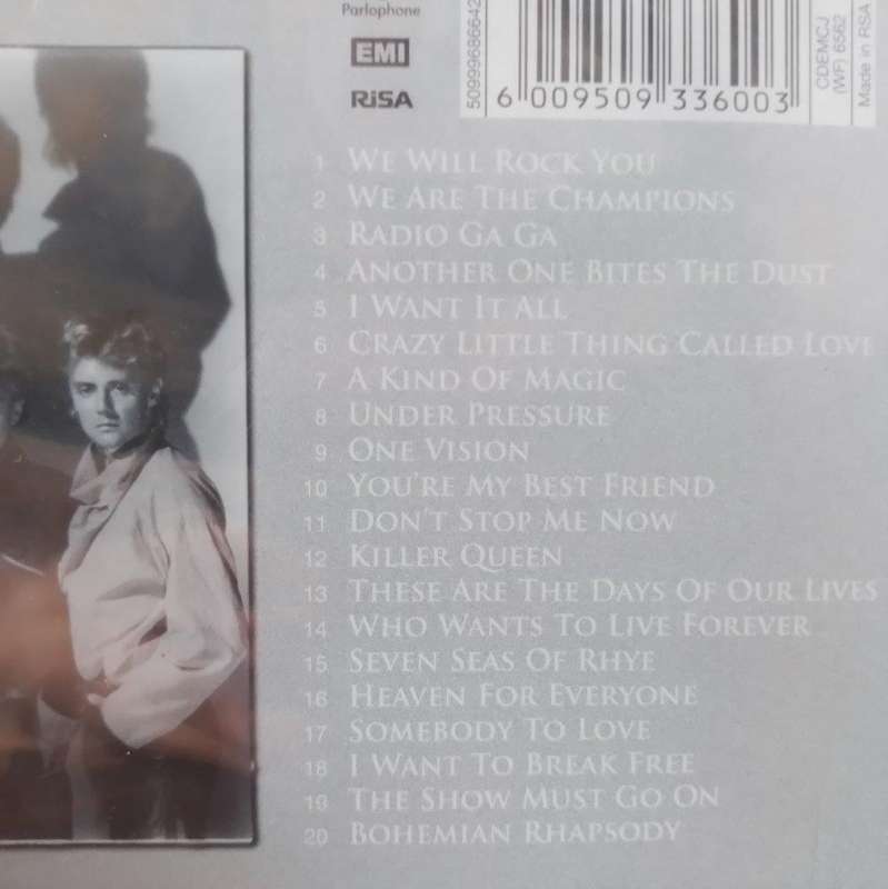 CD - Queen  Absolute Greatest - CDEMCJ (WF) 6562(New Sealed)