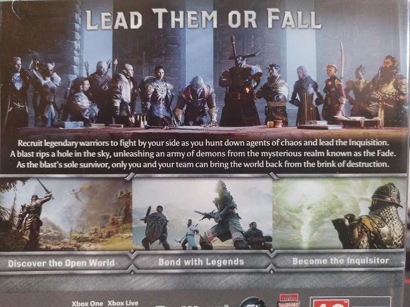Xbox ONE - Dragon Age Inquisition