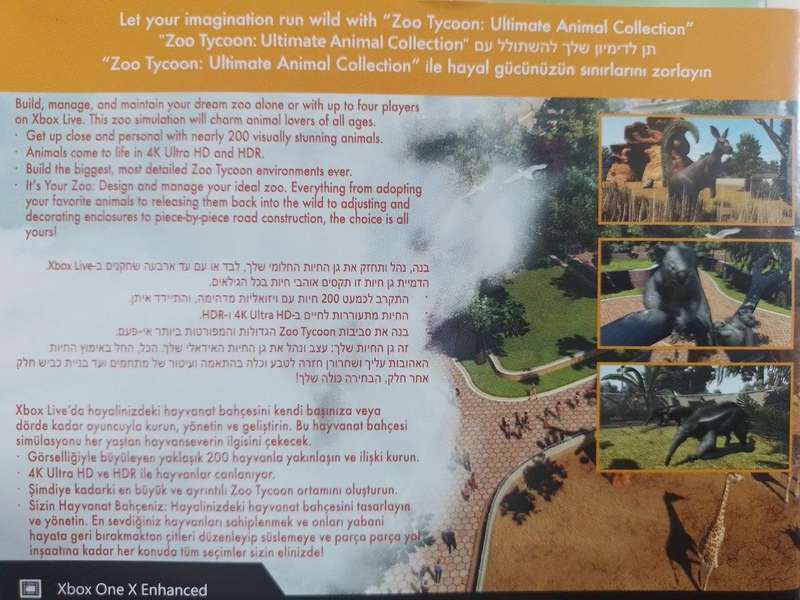 Xbox ONE - Zoo Tycoon
