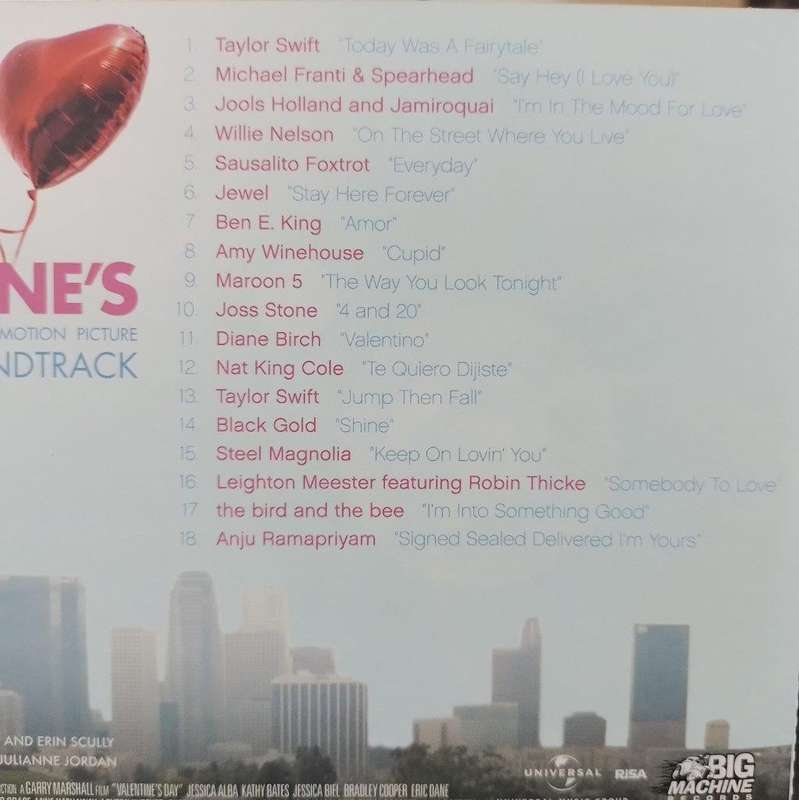 CD - Valentine's Day Original Motion Picture Soundtrack