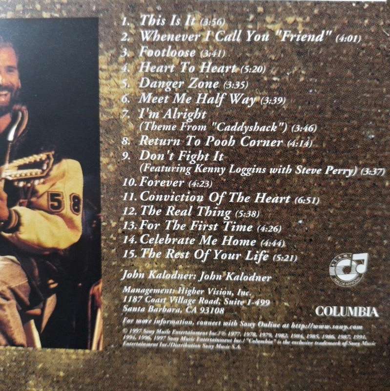 CD - Kenny Loggins - Yesterday, Today, Tomorrow: The Greatest Hits Of Kenny Loggins
