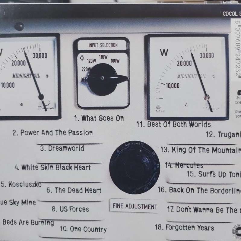 CD - Midnight Oil -  20,000 Watt R.S.L. - CDCOL 5480 K