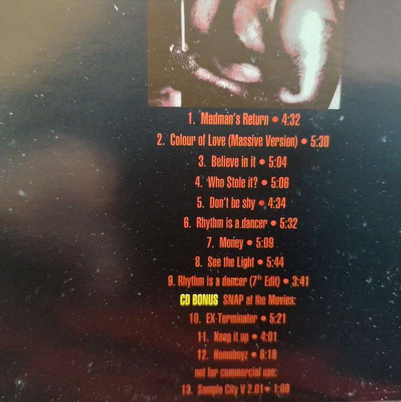 CD - Snap! - The Madman's Return