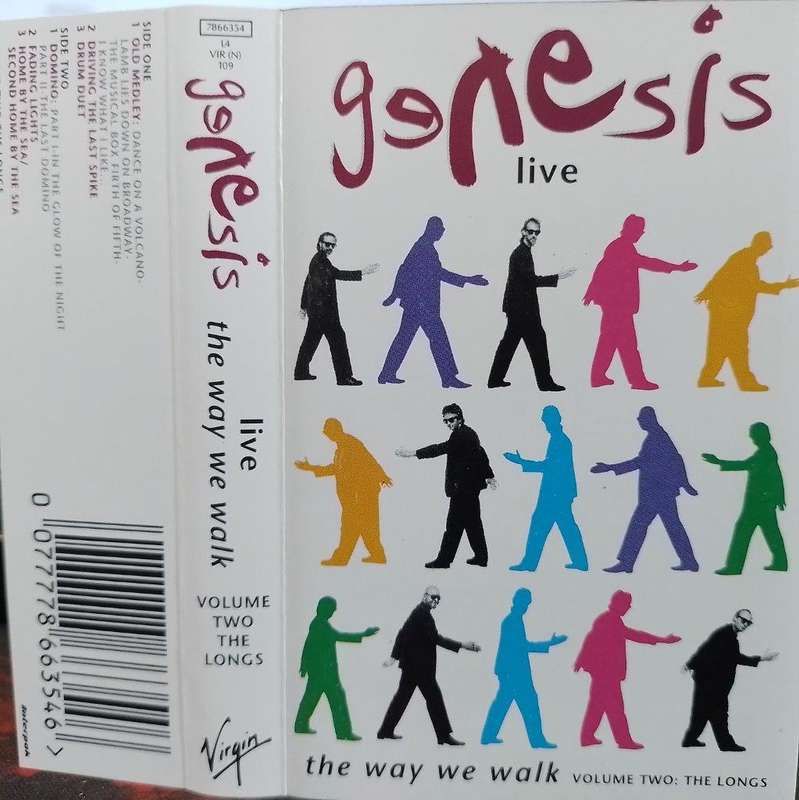 Cassette - Genesis Live The Way We Walk Volume Two The Longs
