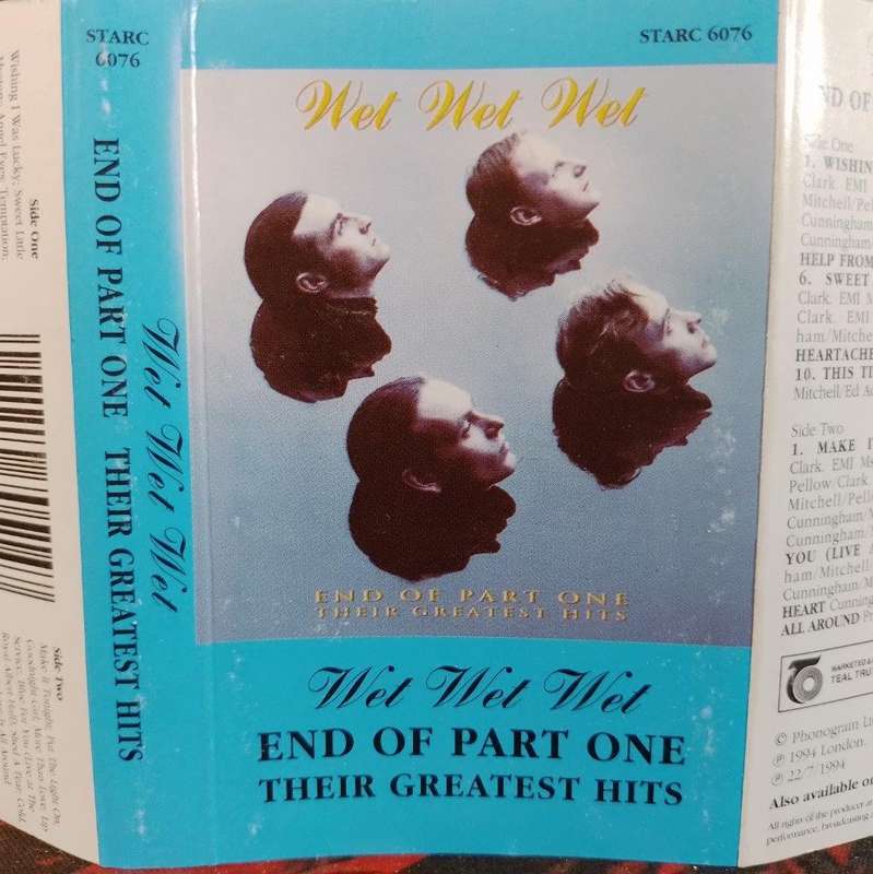 Cassette - Wet Wet Wet End of Part One Their Greatest Hits
