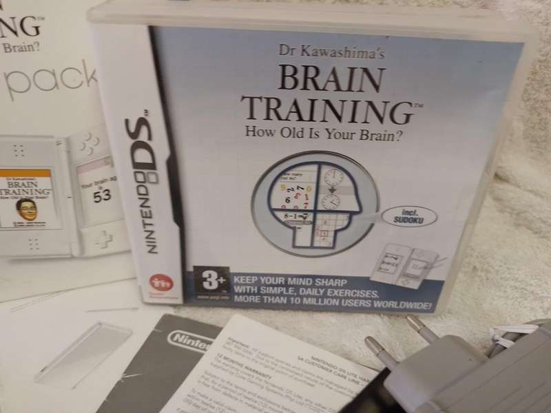Nintendo DS Lite Dr Kawashims's Brain Training Starter Pack Boxed