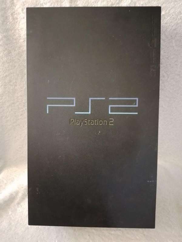 Playstation 2 - Black Phat Console Only - Spares / Repairs See Description