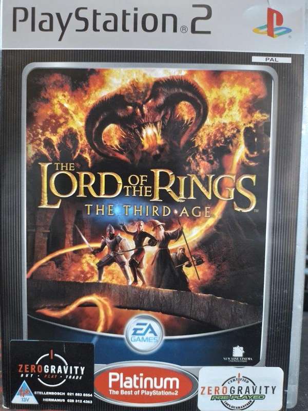 PS2 - The Lord of The Rings The Third Age Platinum