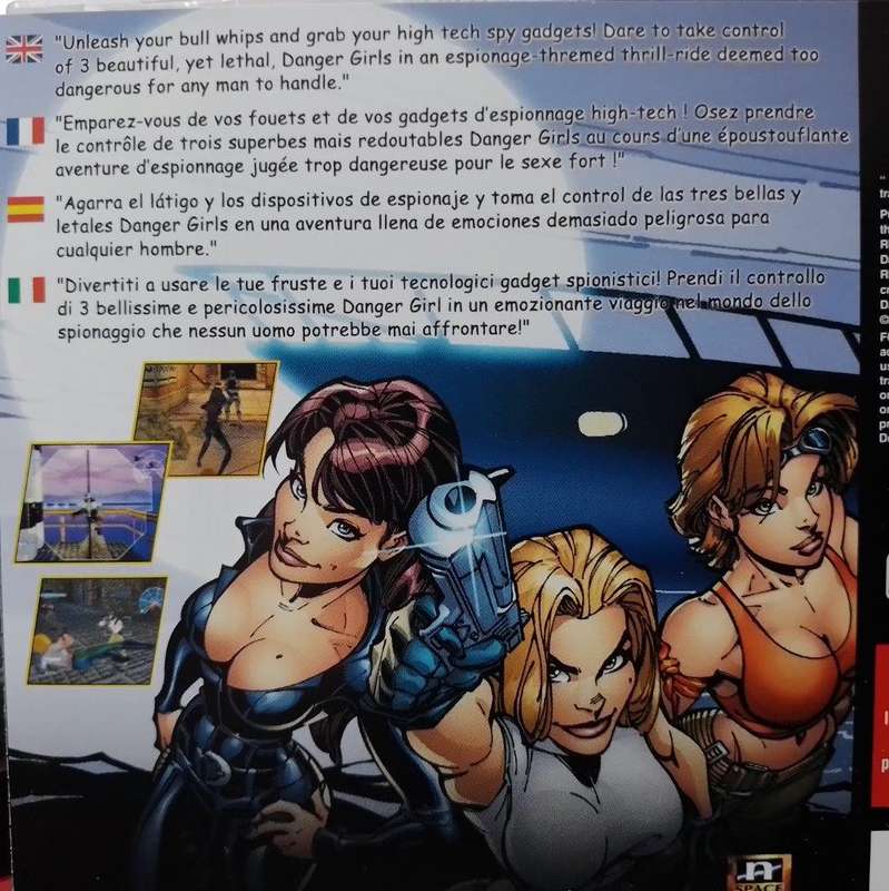 PS1 - Danger Girl  (Pal black disc)