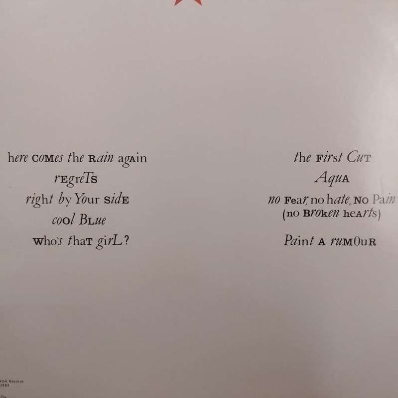 LP - Eurythmics Tourch