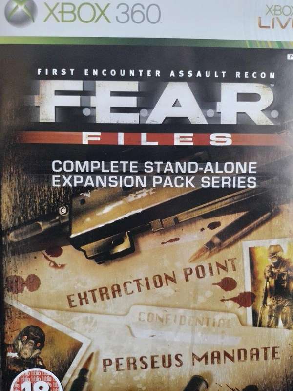Xbox 360 - Fear Files