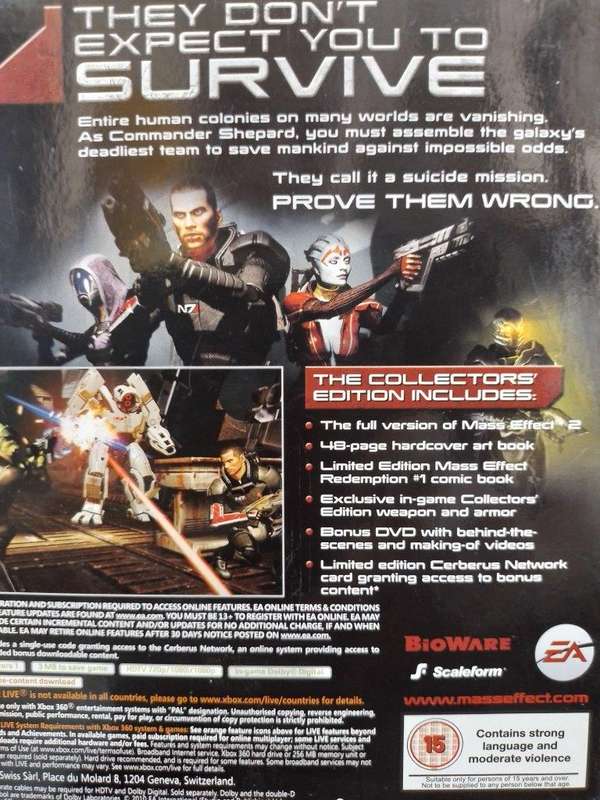 Xbox 360 - Mass Effect 2 Collectors Edition (Boxed)