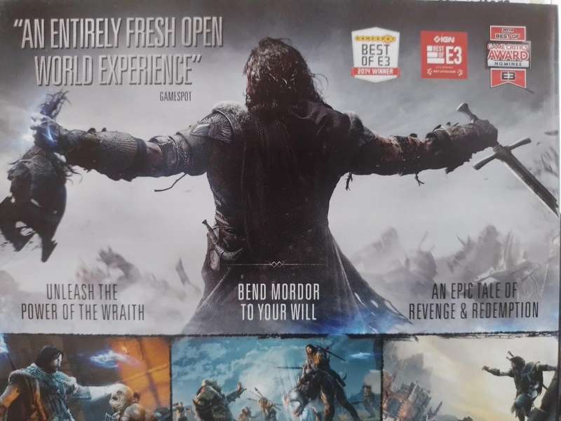 Xbox 360 - Middle Earth Shadow of Mordor