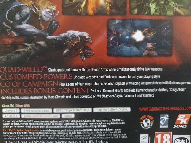 Xbox 360 - Darkness II Limited Edition
