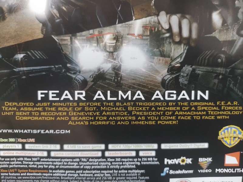 Xbox 360 - Fear 2 Project Fear