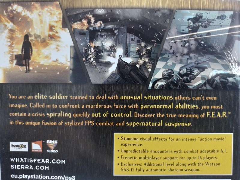 PS3 - Fear First Encounter Assault Recon