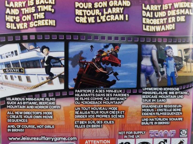 PS3 - Leisure Suit Larry Box Office Bust